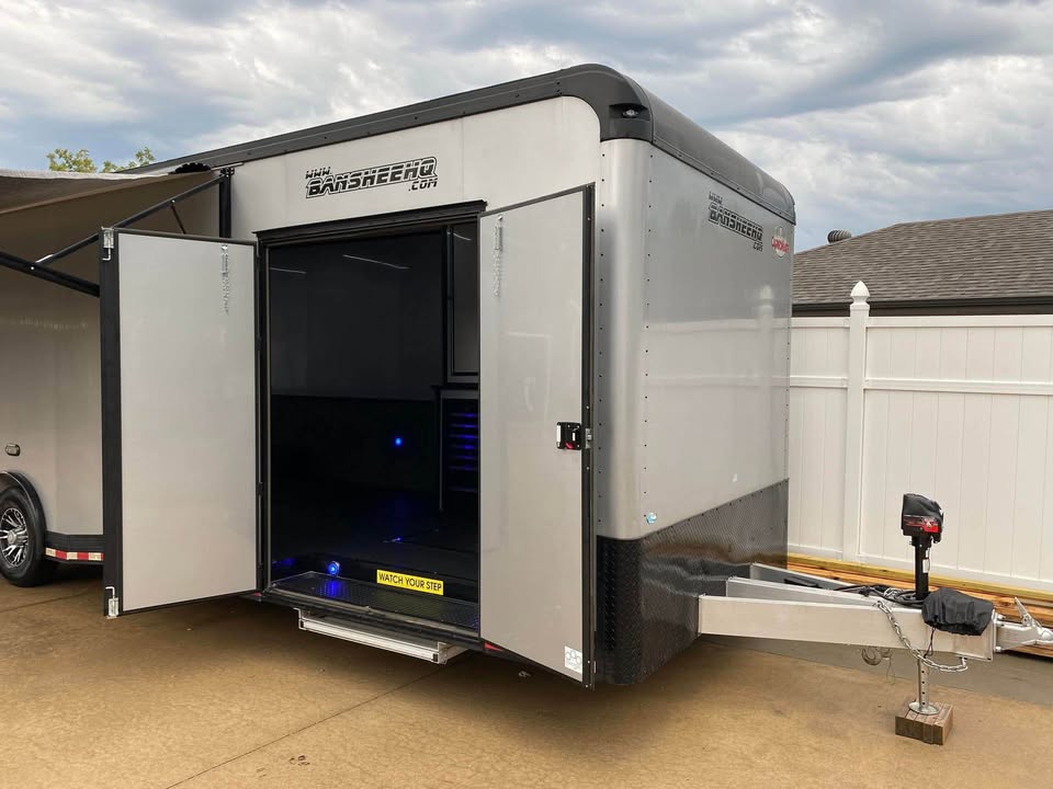2020 Cargo mate 34’ aluminum eliminator SS race trailer, photo 2