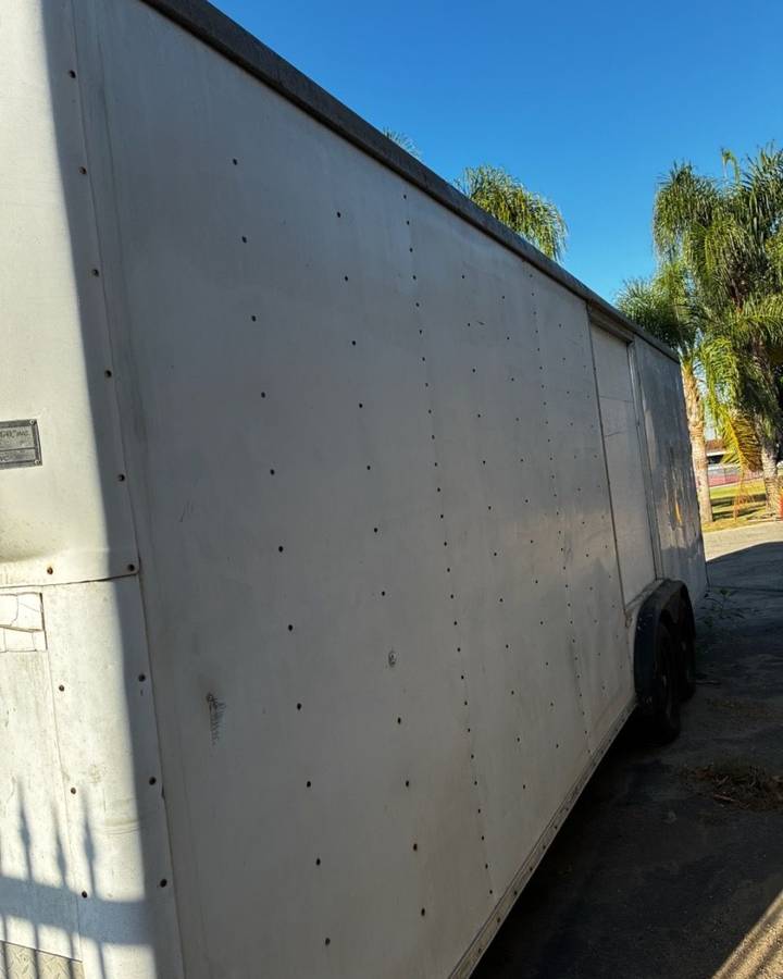 24ft enclosed trailer cargo race car vehicles quads motorcycles toys, photo 2