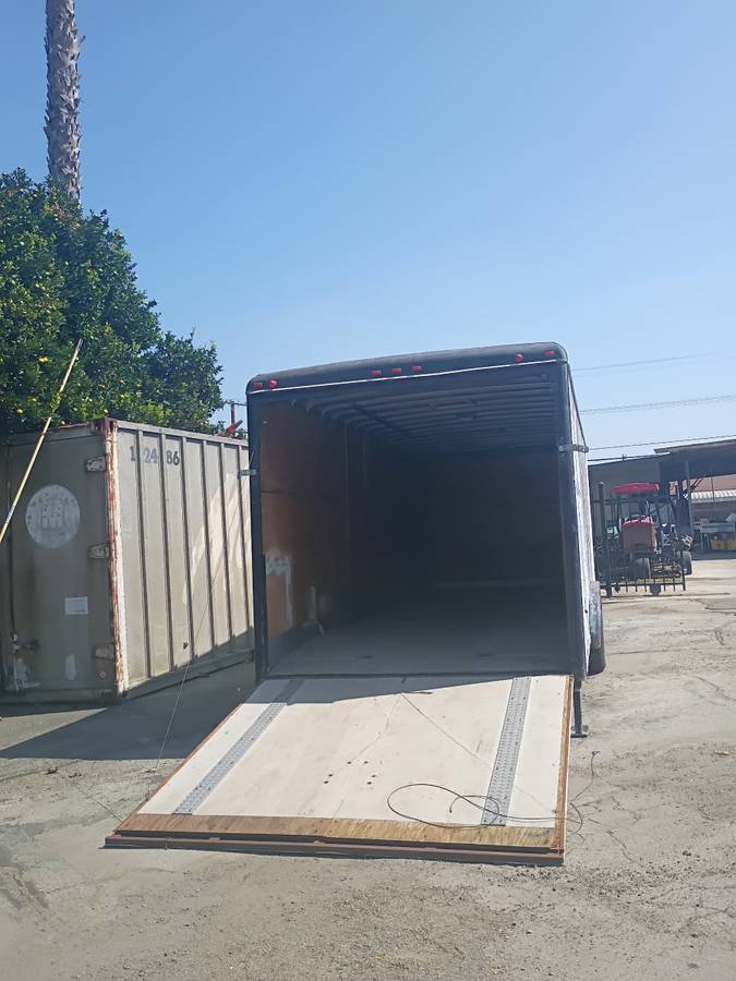 24ft enclosed trailer cargo race car vehicles quads motorcycles toys, photo 4