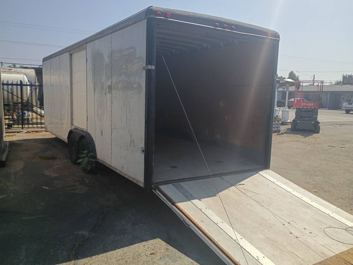 24ft enclosed trailer cargo race car vehicles quads motorcycles toys, photo 5