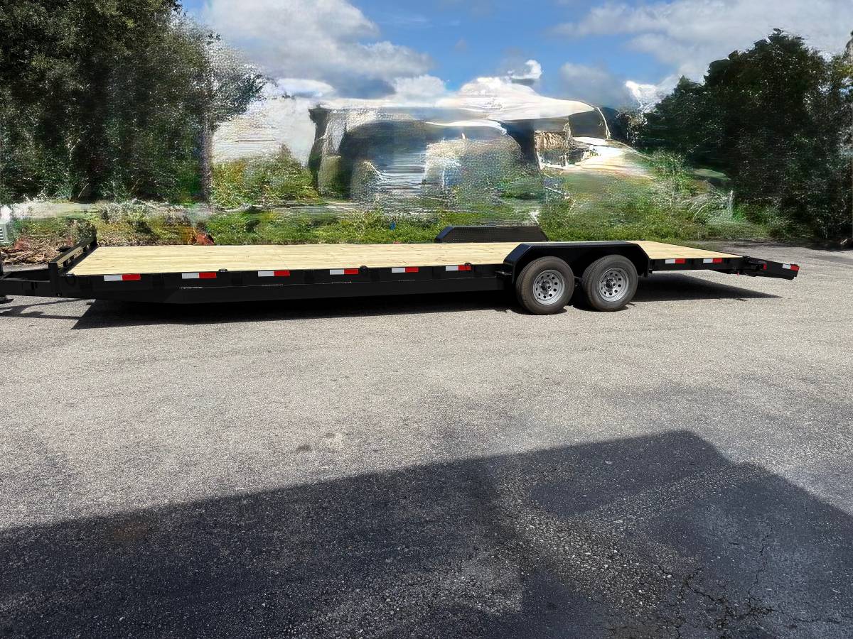 2027 7x30 Worldwide Car Hauler side x side Trailer, photo 2