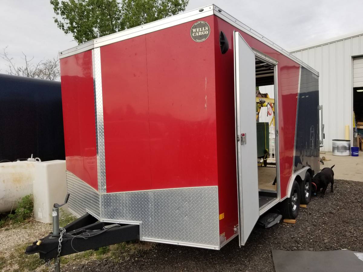 2023 Wells Cargo Road Force car hauler trailer, photo 3