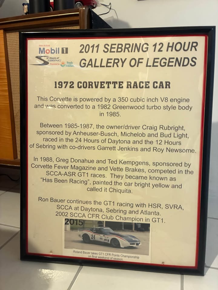 1972 Corvette Goodwood turbo widebody vintage race car, photo 5