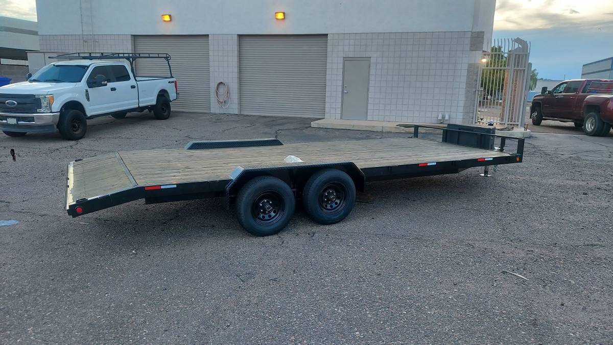 20 foot deckover car hauler, photo 2