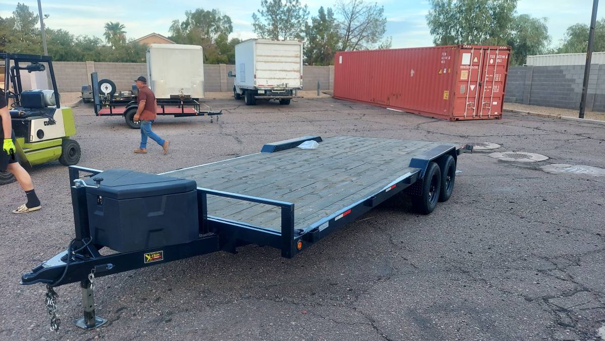 20 foot deckover car hauler, photo 3