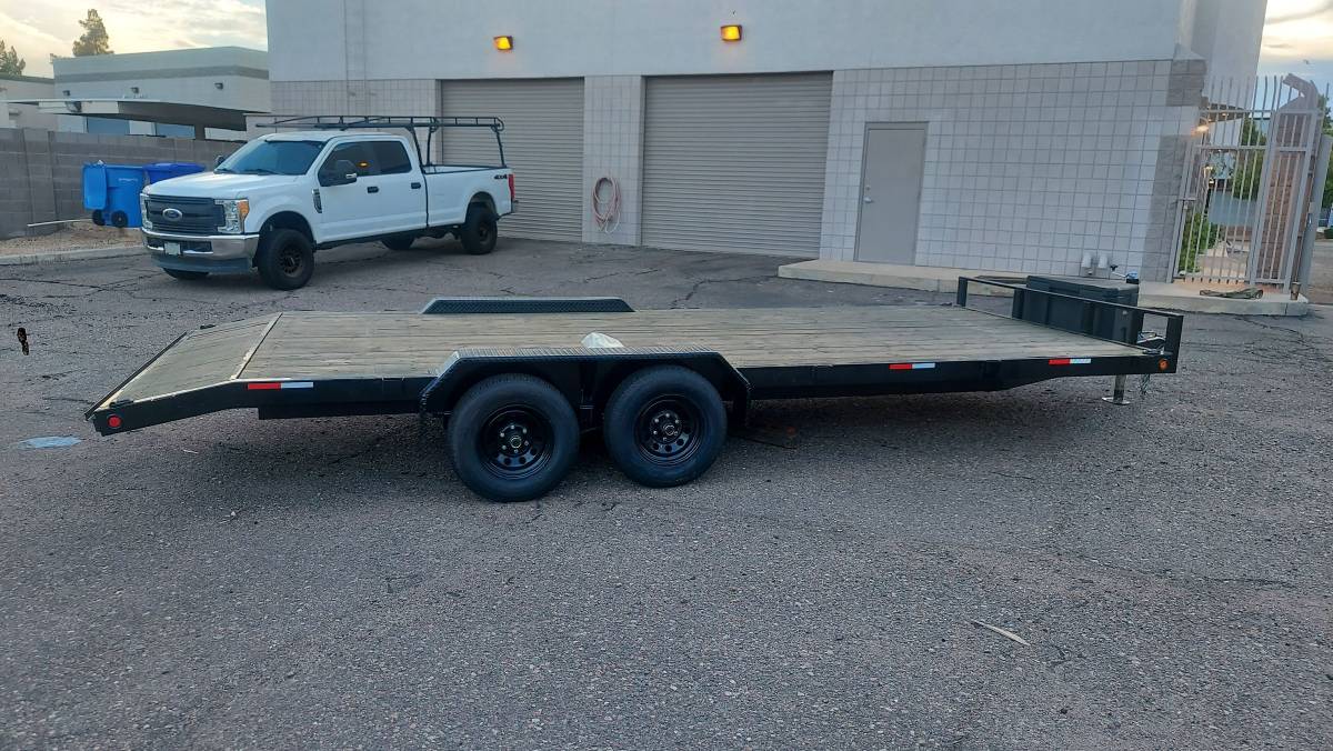 20 foot deckover car hauler, photo 4