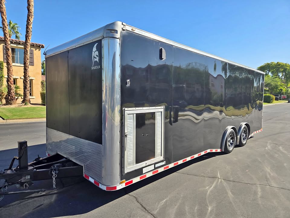 2017 Spartan 24 ft enclosed car hauler trailer
