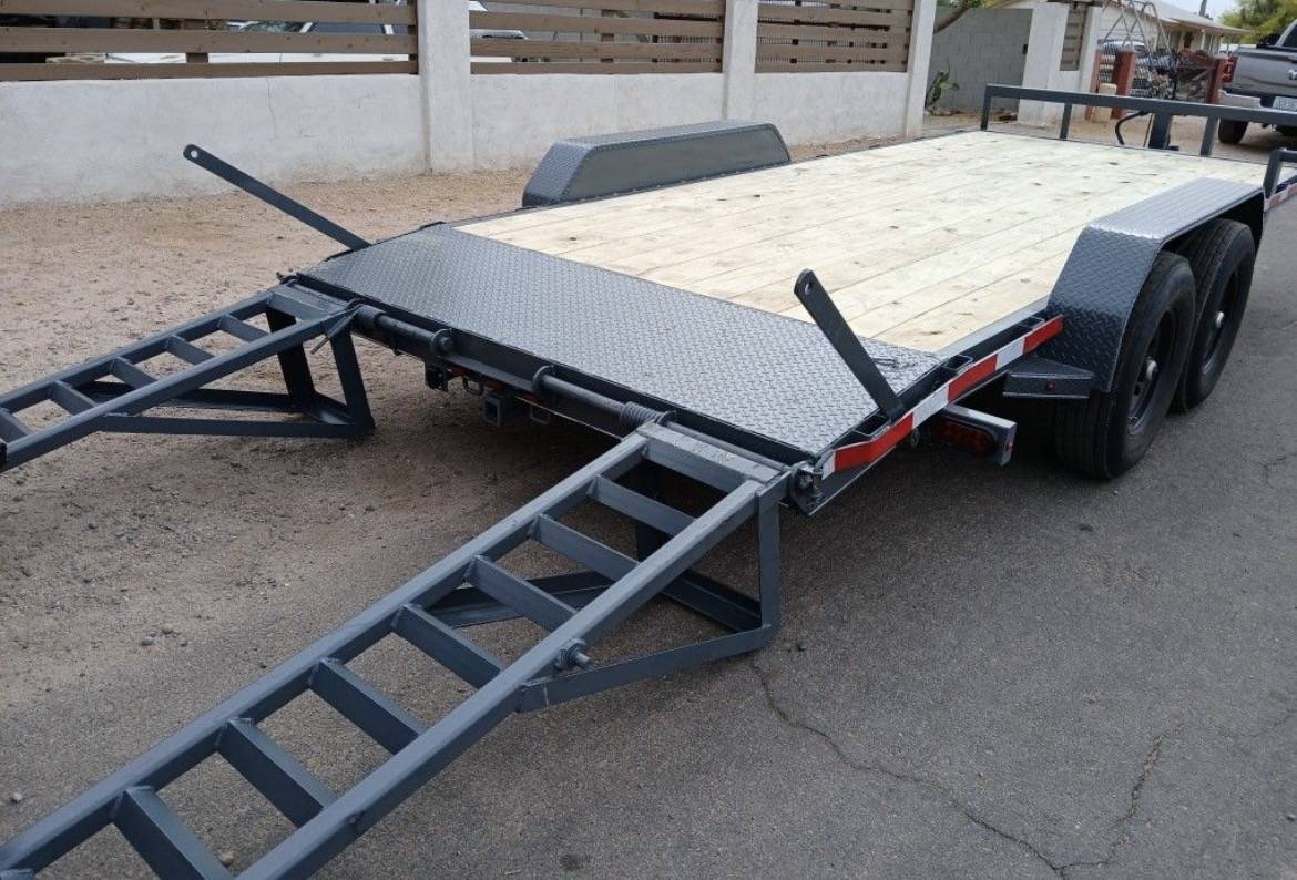 2026 trailer equipment / car hauler trailer 7’x18’ (14 k Gvw ), photo 3