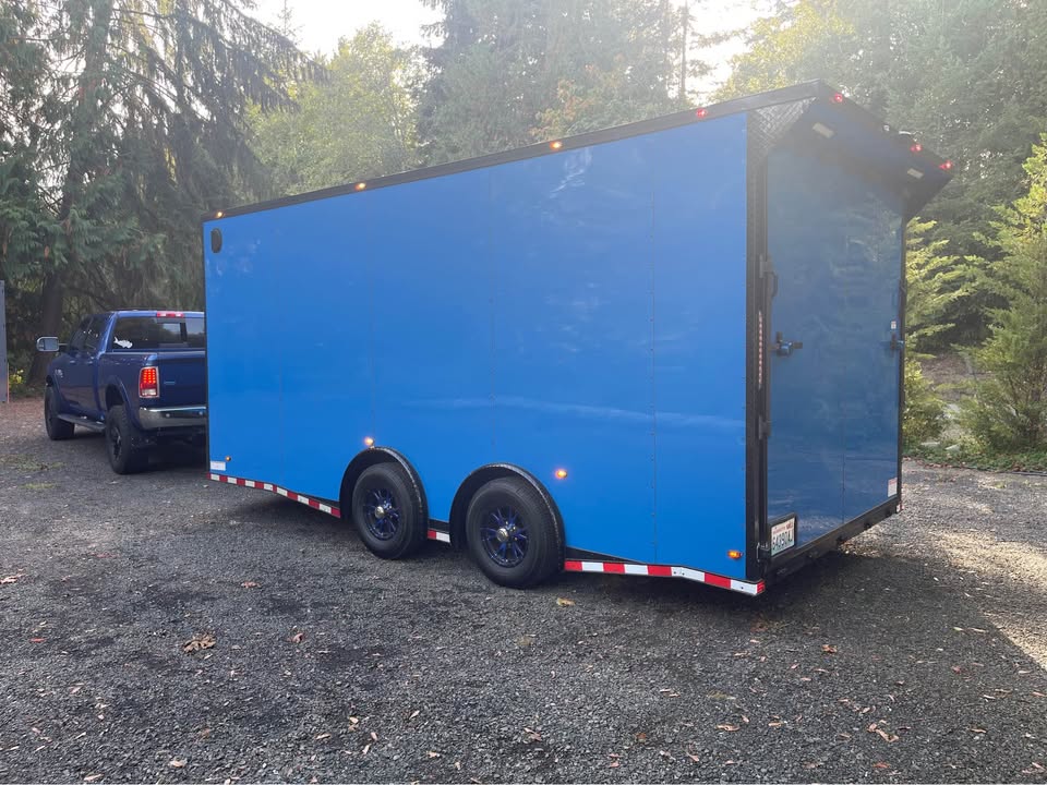 2025 Haul 8.5x18 enclosed cargo trailer, extended tongue, photo 3
