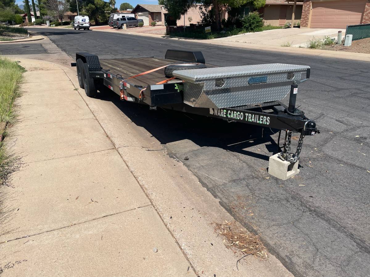 7x20 car trailer w/ ramps, photo 2