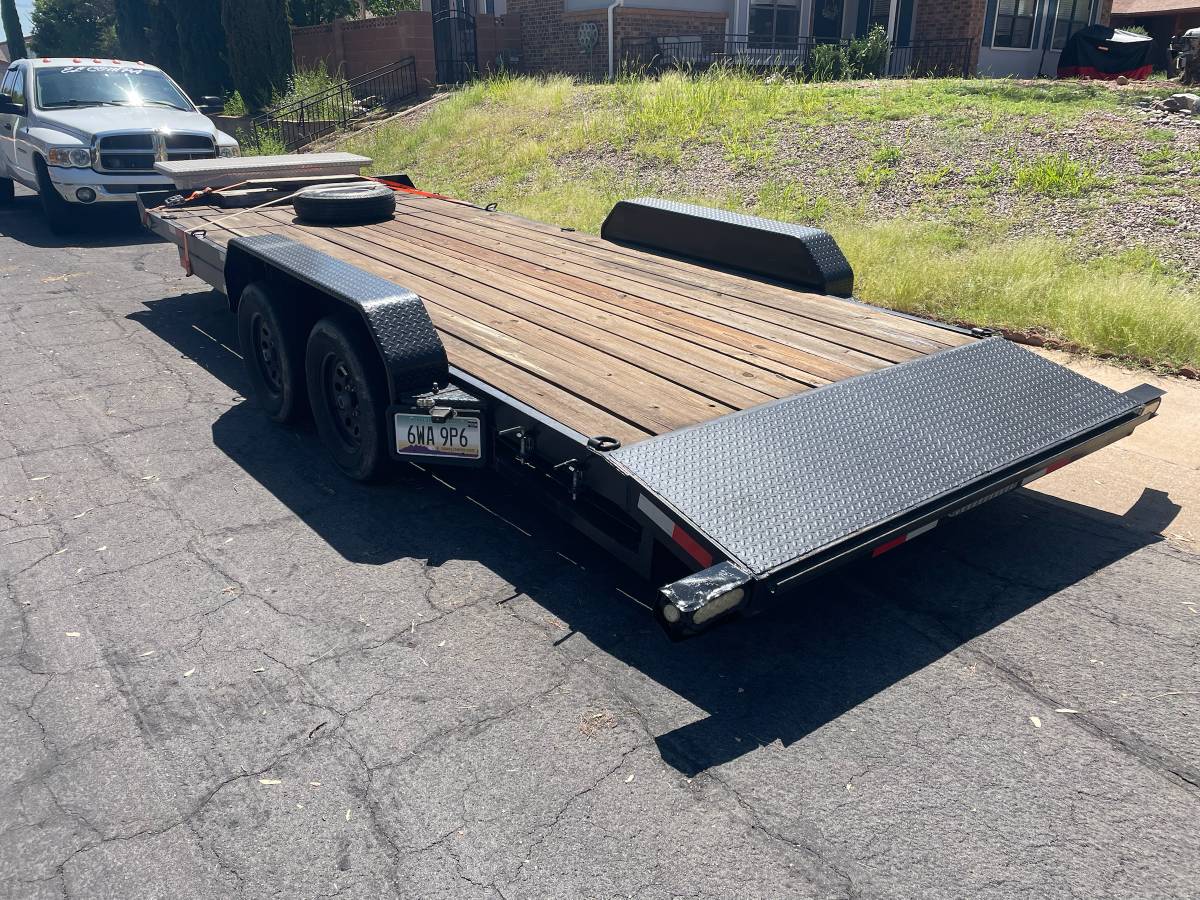 7x20 car trailer w/ ramps, photo 4
