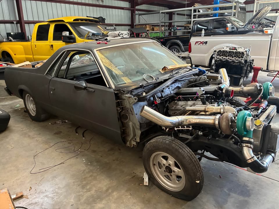 1979 Chevrolet El Camino LS1 drag project, Pro Mod front clip, photo 2