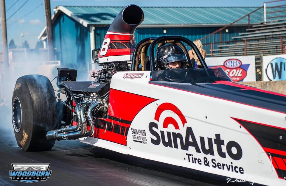 2018 American Top medium dragster, Sunset 582, NHRA national points, photo 2