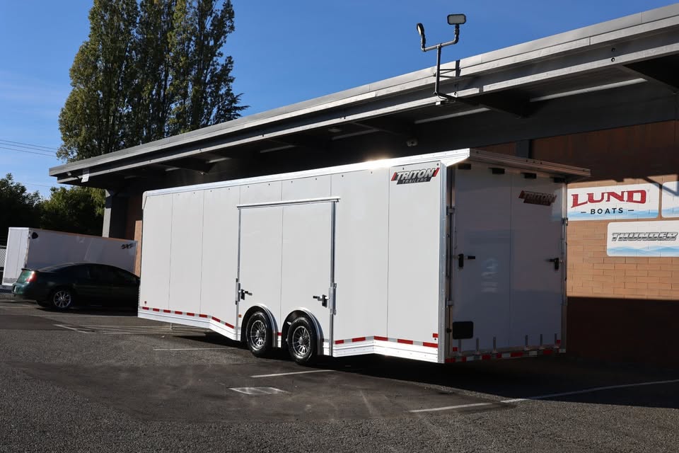 2027 Triton 8.5x28 NXTCH aluminum race car trailer, photo 3