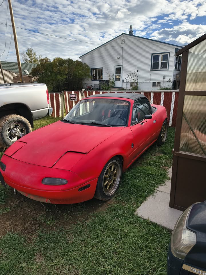 1996 Mazda Miata track project, Megasquirt, Hard Dog roll bar, photo 2