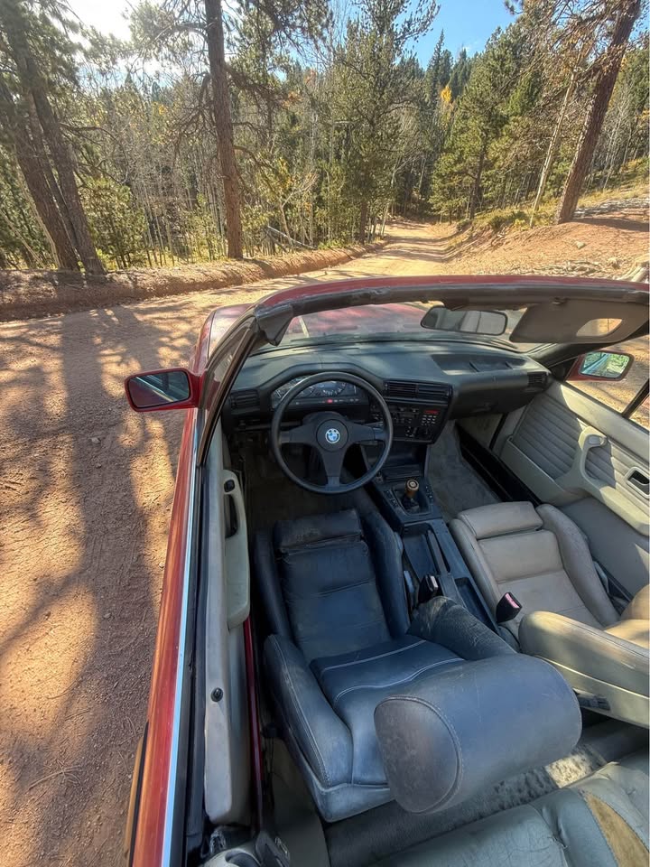1987 BMW 325i convertible, 5-speed, runs and drives, photo 9