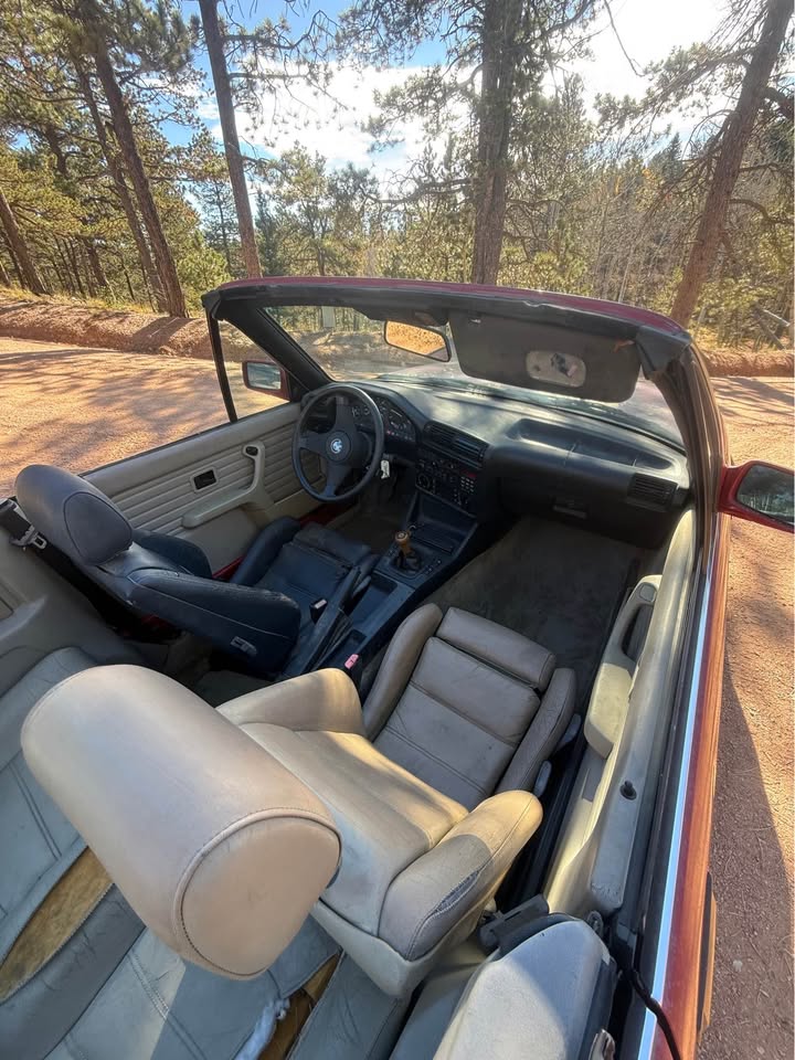 1987 BMW 325i convertible, 5-speed, runs and drives, photo 10