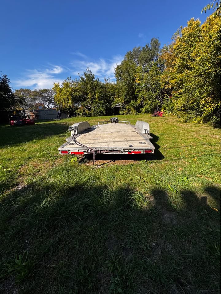 2008 Alum-Line car hauler trailer, winch, photo 2