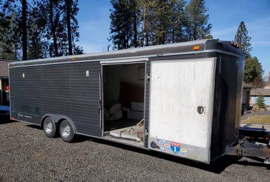 $$ reduced - 24' race car trailer, photo 2