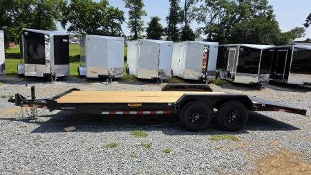 2026 CAM Superline 7x20 wood deck car hauler, 10K, photo 2