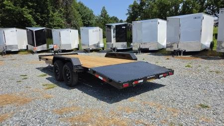 2026 CAM Superline 7x20 wood deck car hauler, 10K, photo 3
