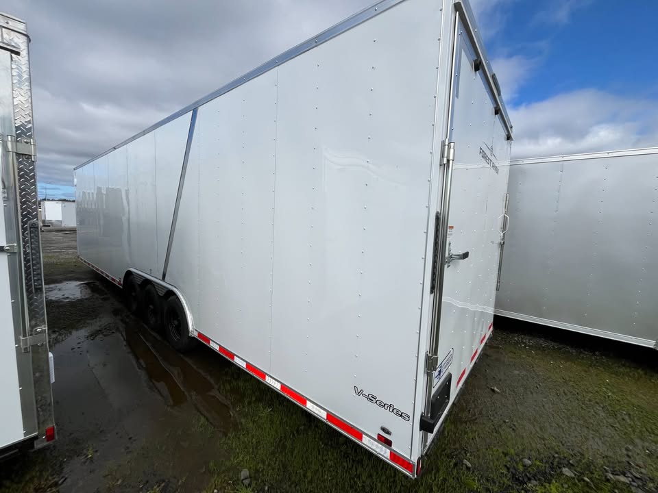 Continental 8.5x30 Auto Race Toy Hauler Enclosed Cargo Trailer Triple Axle 15k GVW!, photo 2