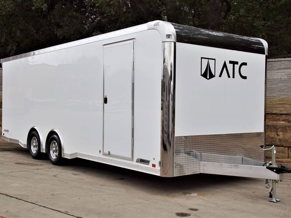 2022 ATC 24' Raven Base Aluminum Car Hauler Trailer, photo 6