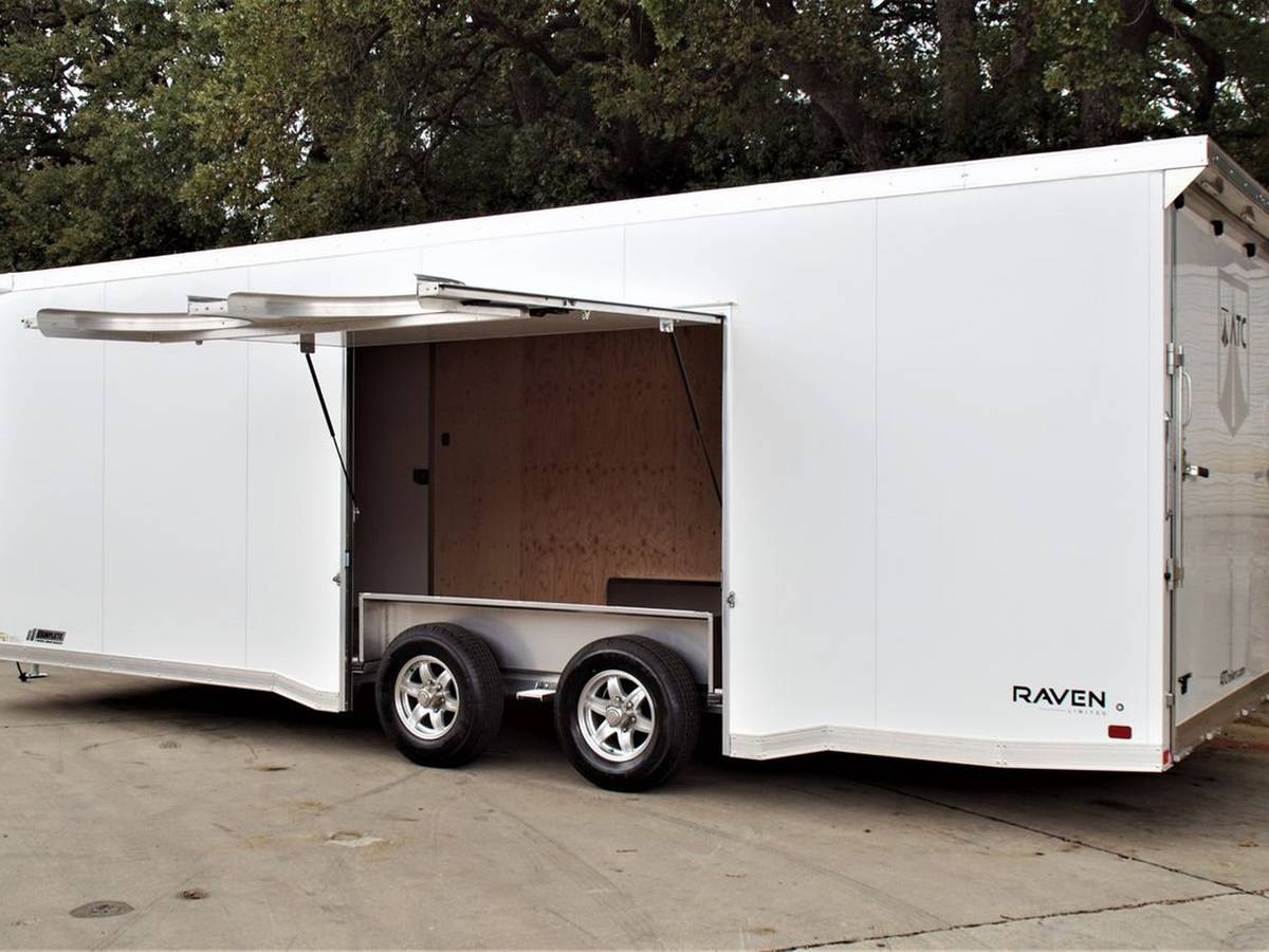 2022 ATC 24' Raven Base Aluminum Car Hauler Trailer, photo 7