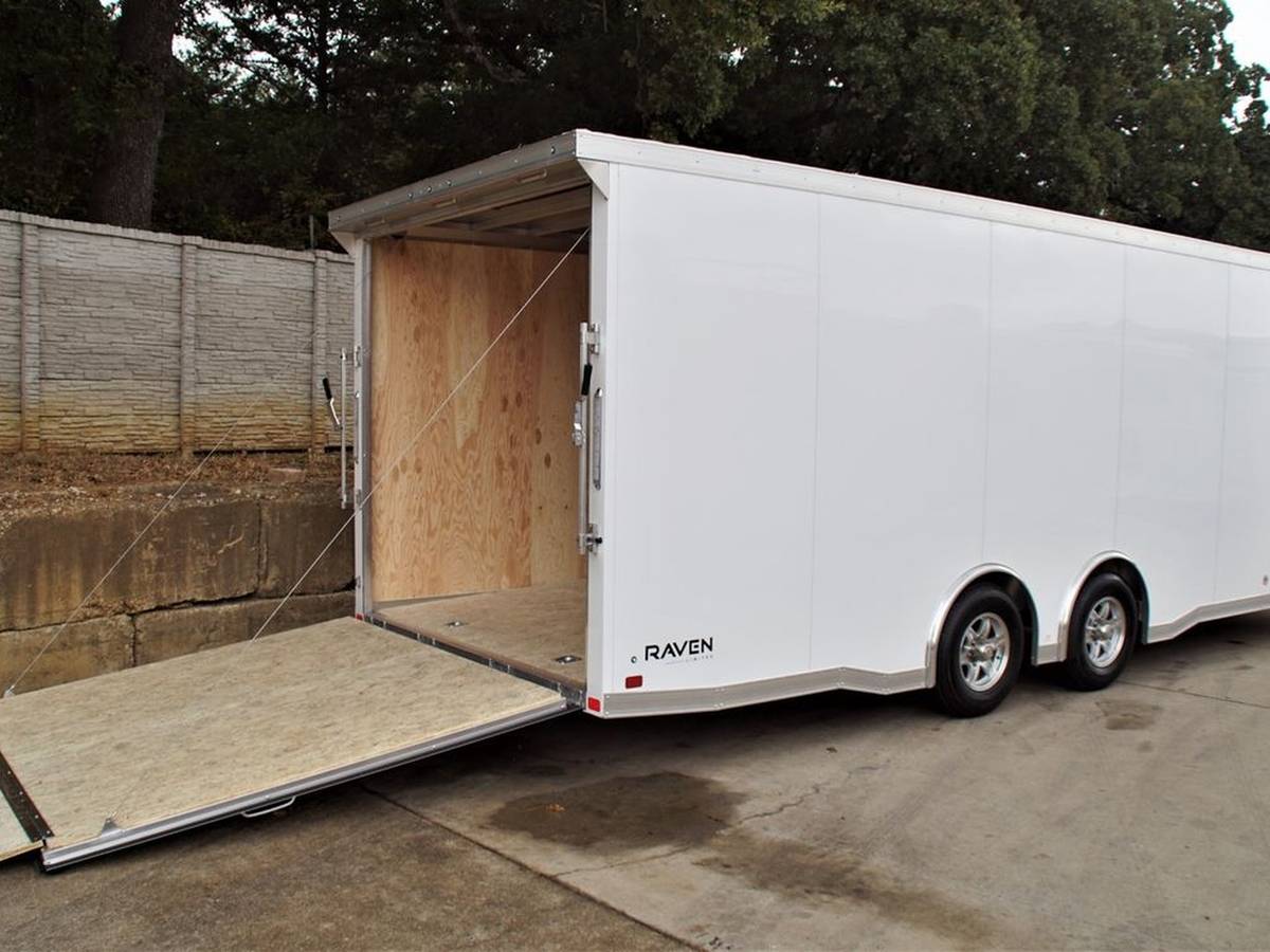 2022 ATC 24' Raven Base Aluminum Car Hauler Trailer, photo 8