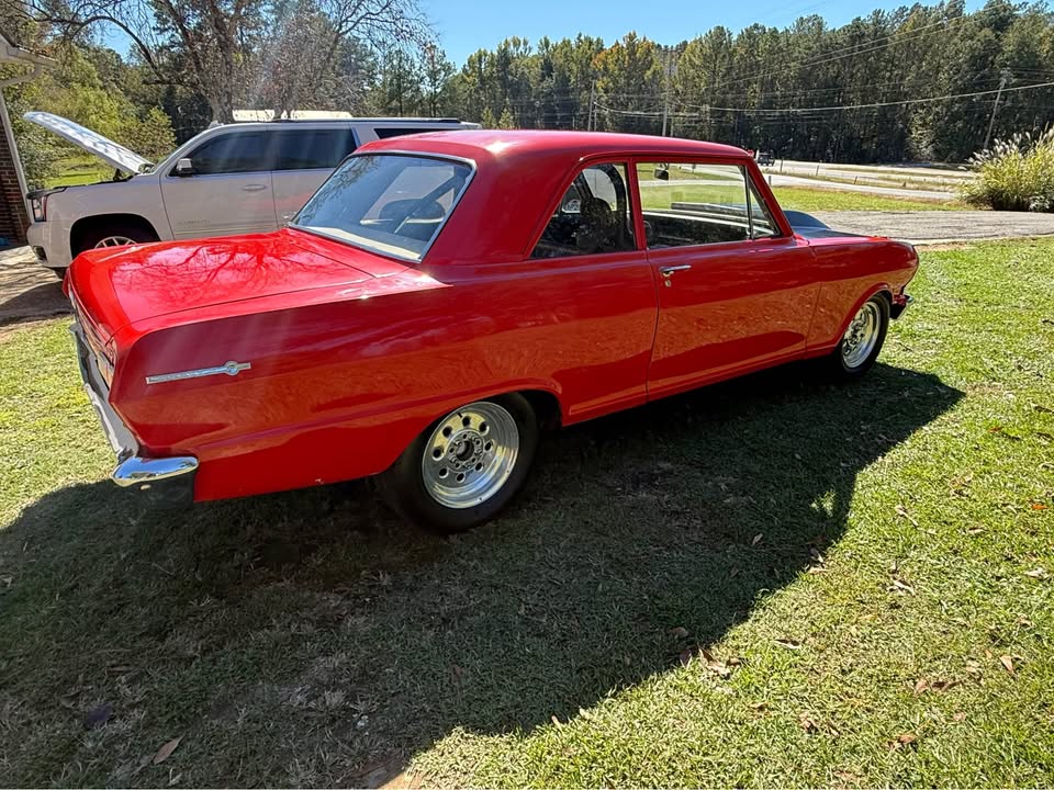 1965 Chevrolet Chevy II Nova drag car, roller, no engine, photo 2