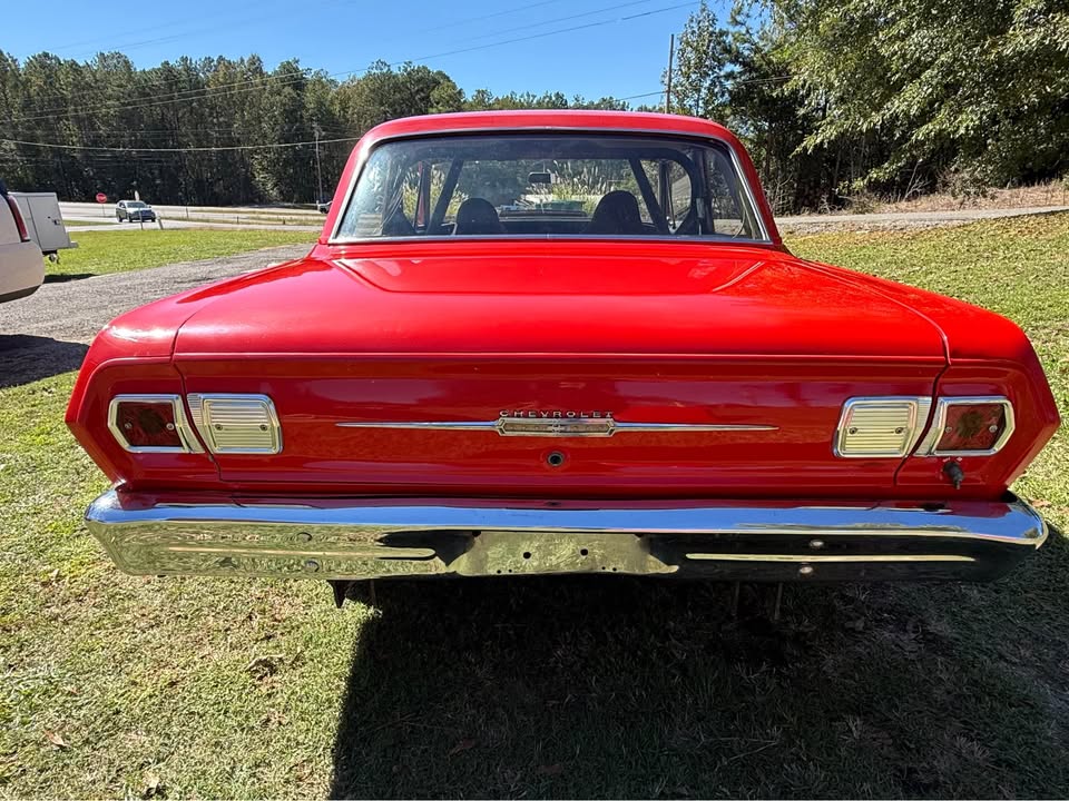 1965 Chevrolet Chevy II Nova drag car, roller, no engine, photo 3