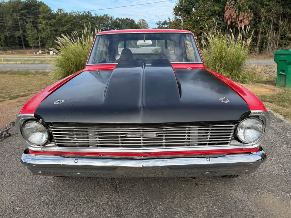 1965 Chevrolet Chevy II Nova drag car, roller, no engine, photo 6