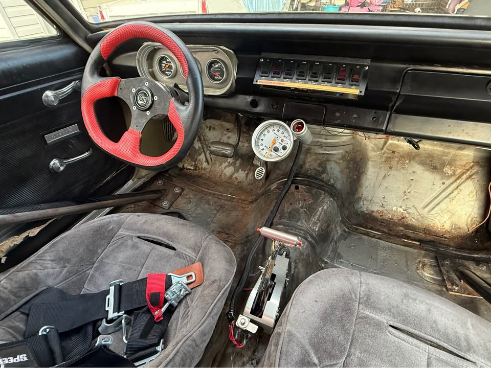 1965 Chevrolet Chevy II Nova drag car, roller, no engine, photo 8