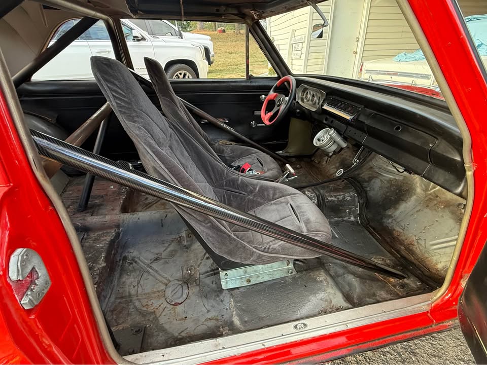 1965 Chevrolet Chevy II Nova drag car, roller, no engine, photo 9