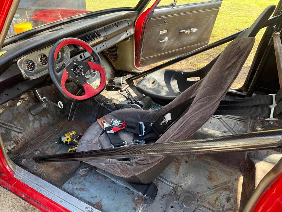 1965 Chevrolet Chevy II Nova drag car, roller, no engine, photo 10