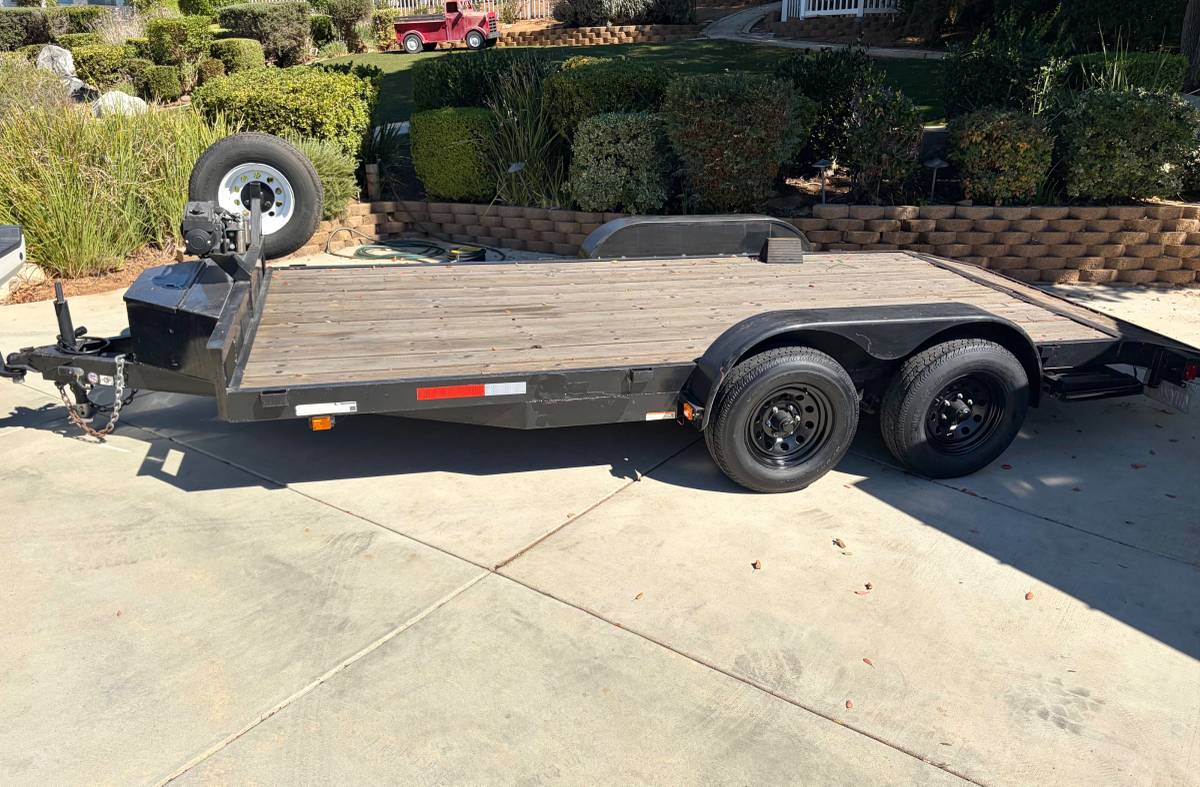 Trailer 7x16, Car hauler10k GVWR, Winch, Spare, Dual Bat,Stobox, photo 7