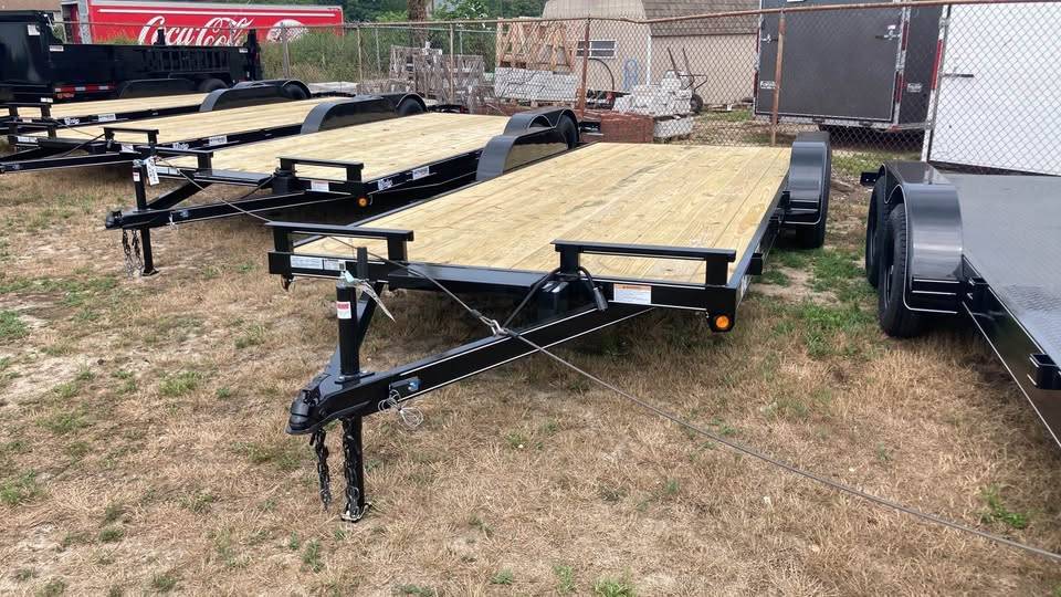 brand new 20' wood deck car hauler, photo 2