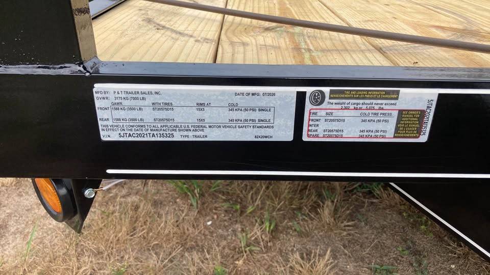 brand new 20' wood deck car hauler, photo 3