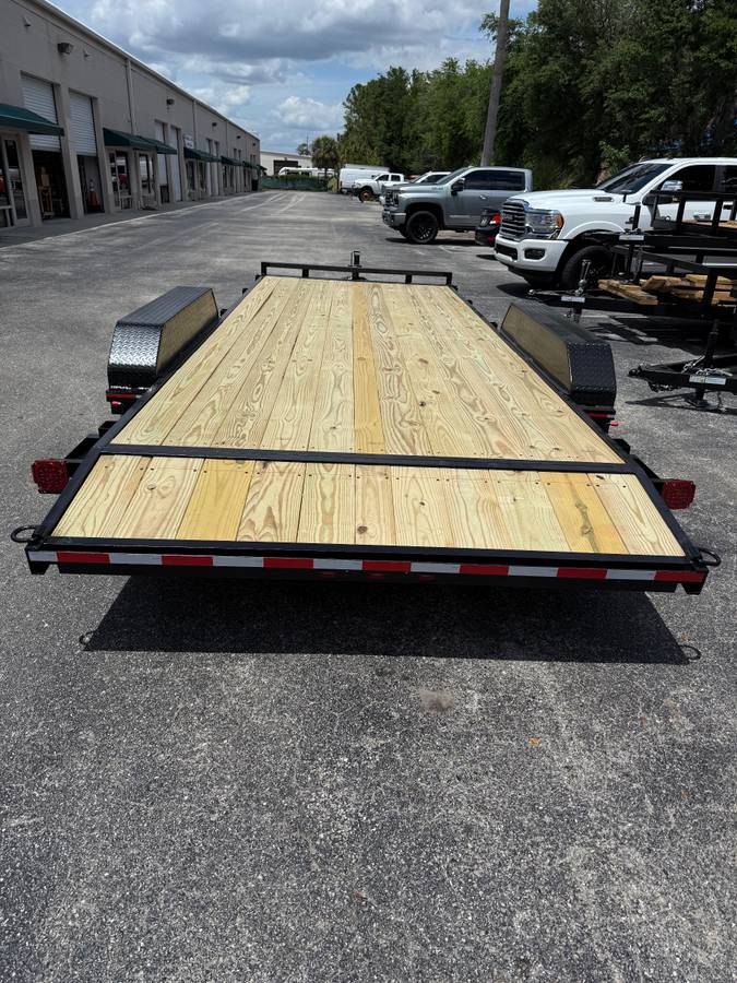 New 2027 7 x20 Car Trailer 7000 lb GVWR, photo 4