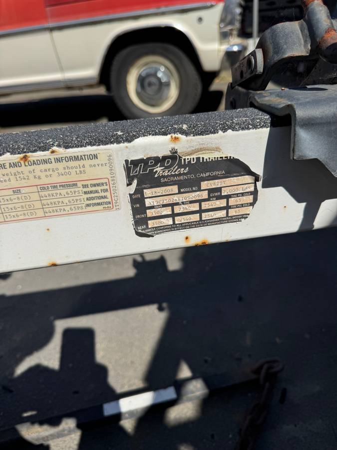 TPD Refurbished race car trailer, photo 6