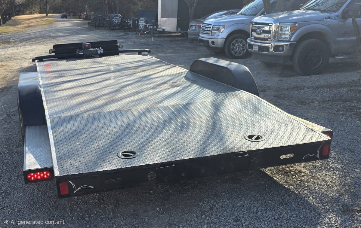2016 Diamond C 20’ Carhauler trailer with winch, photo 7