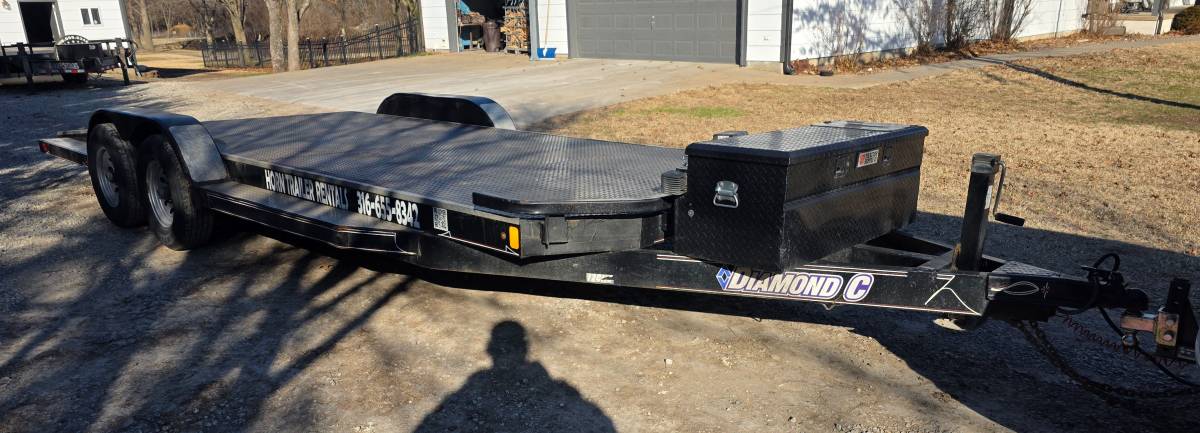 2016 Diamond C 20’ Carhauler trailer with winch, photo 10