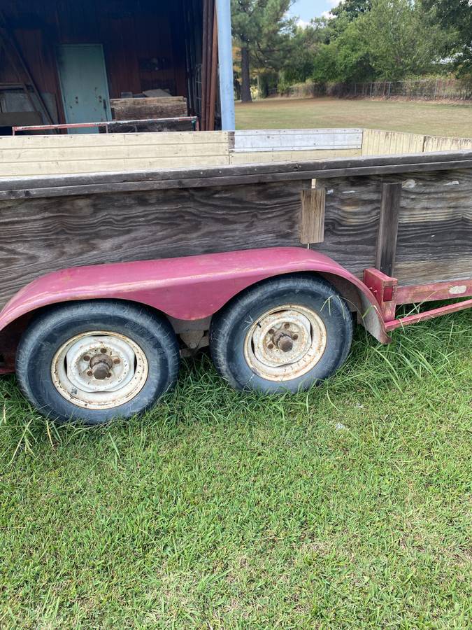 18’x82” red flat bed car hauler, photo 6