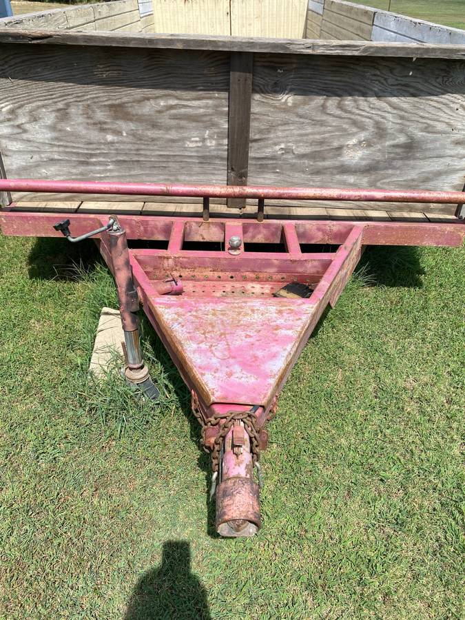 18’x82” red flat bed car hauler, photo 8