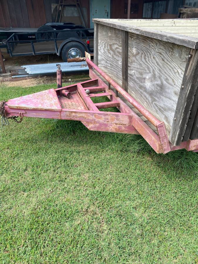 18’x82” red flat bed car hauler, photo 9
