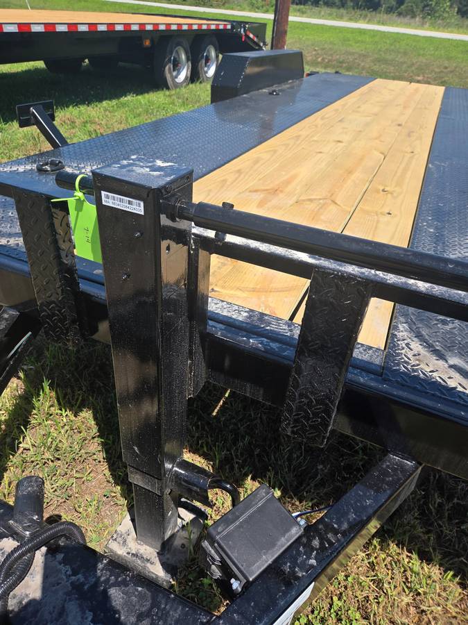 7×20 steel deck car hauling trailer, photo 2
