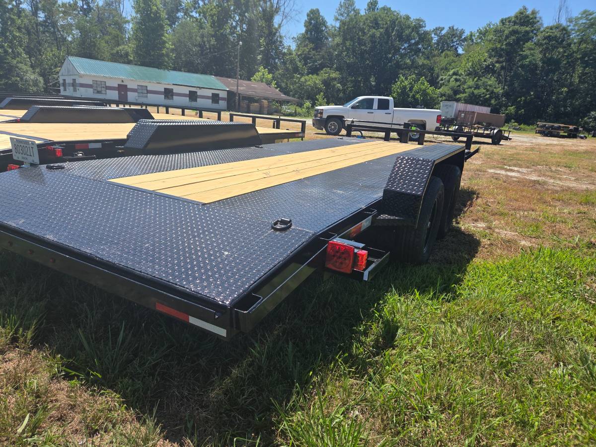 7×20 steel deck car hauling trailer, photo 3