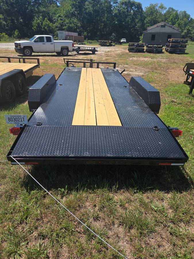 7×20 steel deck car hauling trailer, photo 4