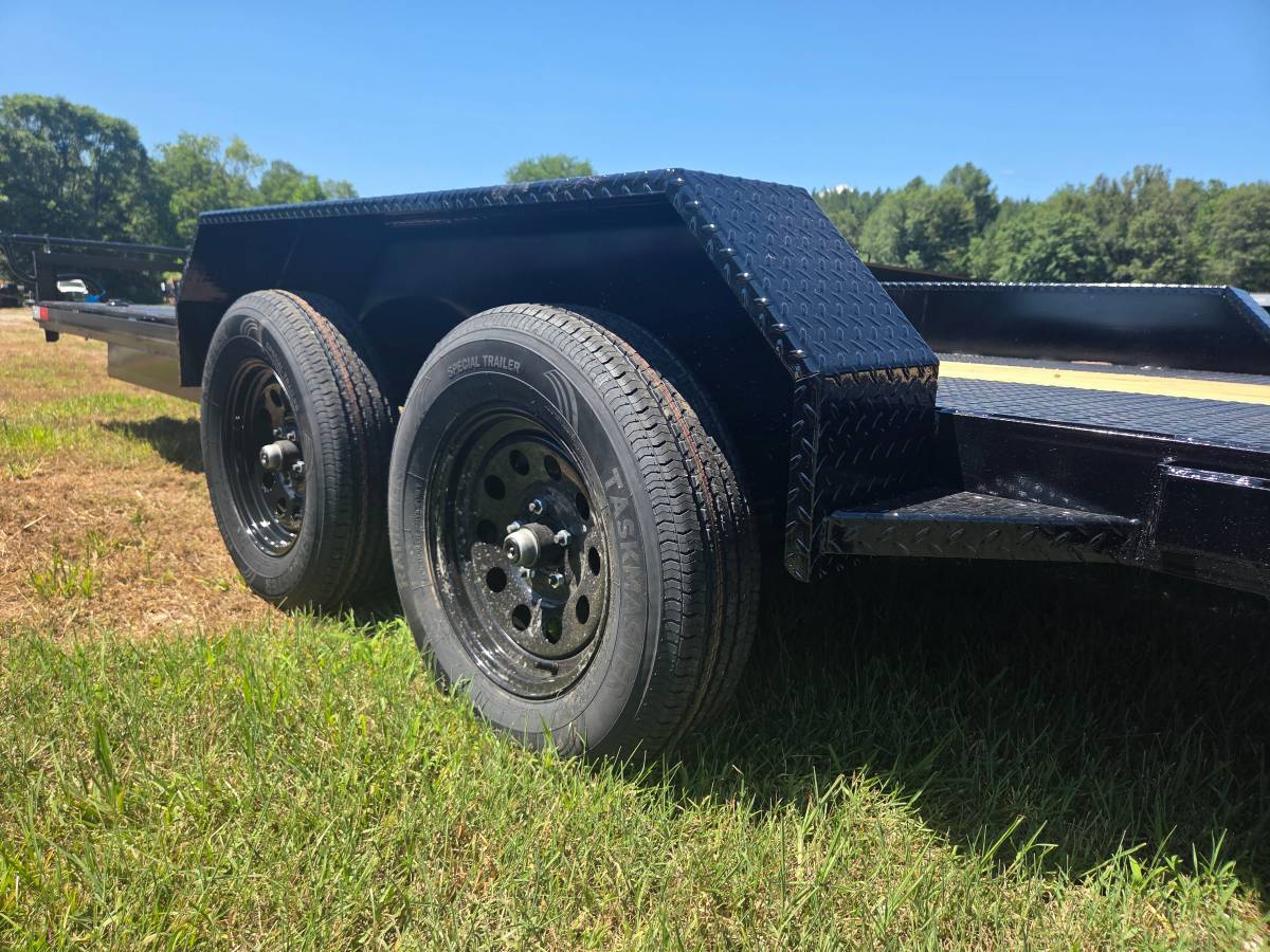 7×20 steel deck car hauling trailer, photo 5