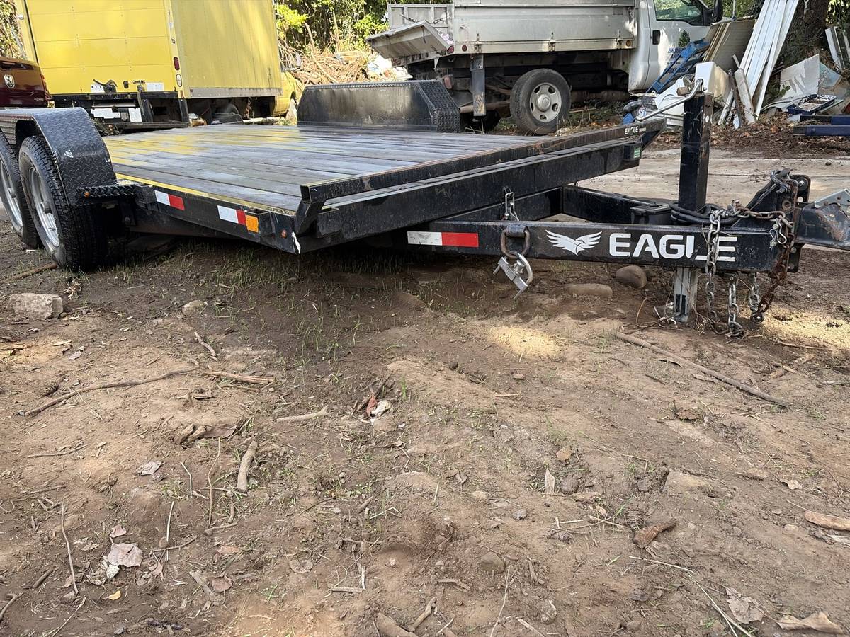 2020 Eagle 7x16 10K Tilt Bed Equipment / Car Hauler Trailer, photo 3